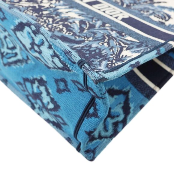 Christian Dior  Book Large Dioriviera Toile De Jouy Tote Bag Blue - Picture 8 of 12